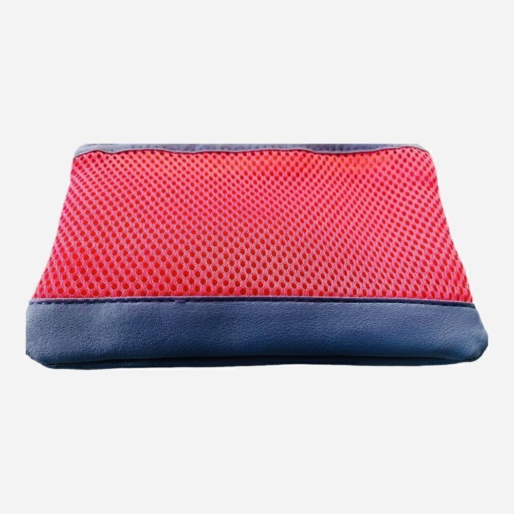 IPSY LOVE glam make-up bag zipper mesh faux leather rectangular 7 x 4.5 - Picture 10 of 10